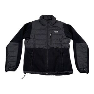 The North Face Jacket Womens Small Black 550 Down Fleece Full Zip Puffer Warm